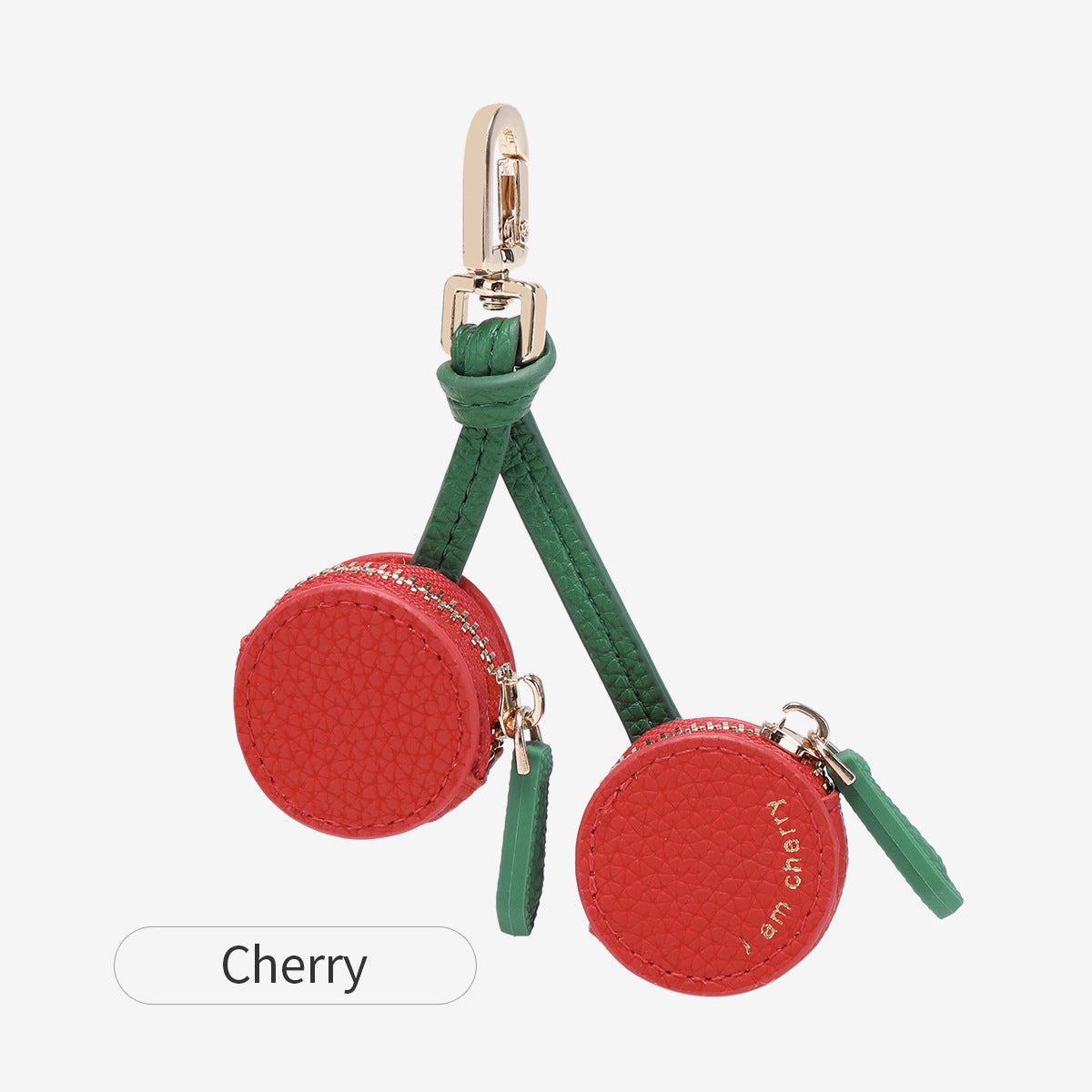 Mini Fruit Coin Purse Bag Charm - Cherry