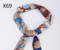 Vintage Print Skinny Twilly Bag Scarf - X69