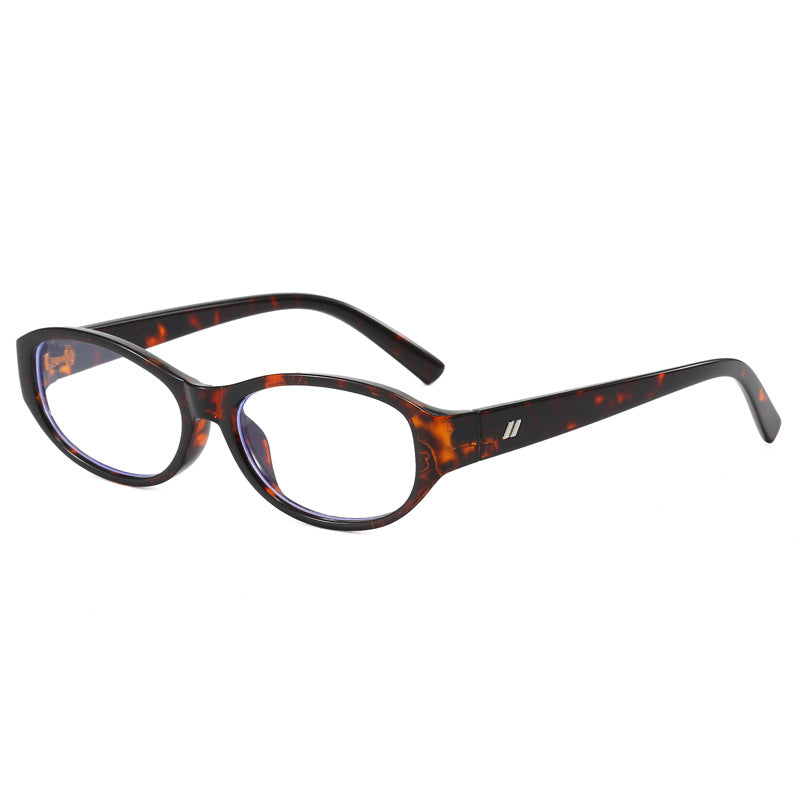Slim Oval Frame Retro Sunglasses - NO09