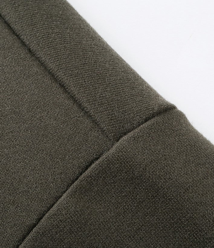 Oversized Funnel Neck Long Sleeve Top - view 1