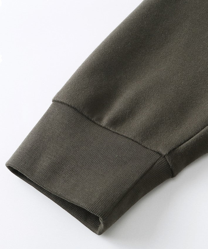 Oversized Funnel Neck Long Sleeve Top - view 2