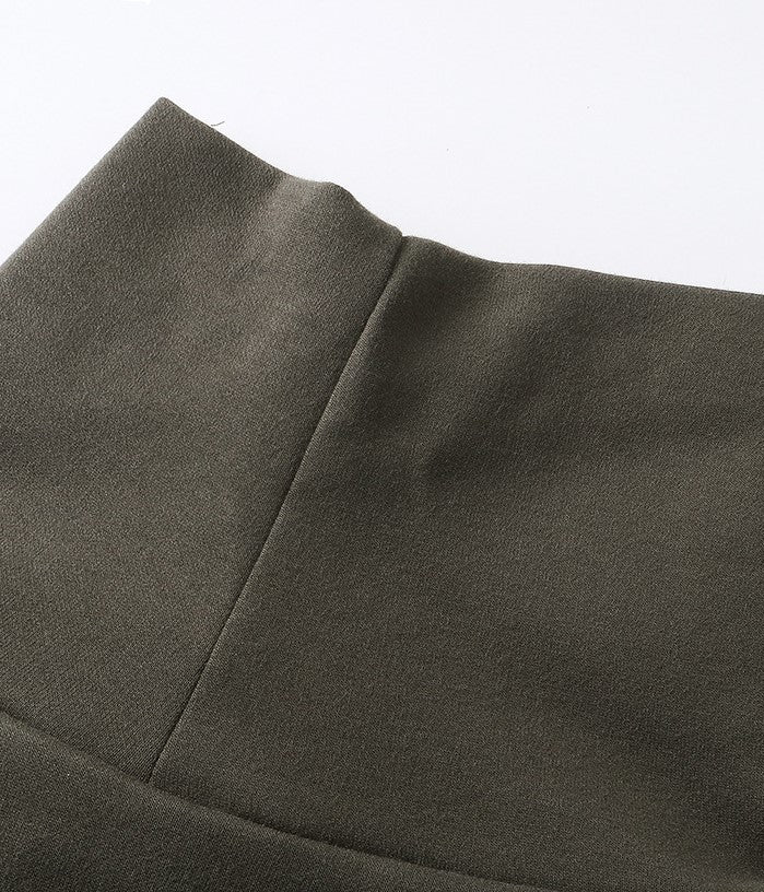 Oversized Funnel Neck Long Sleeve Top - view 3