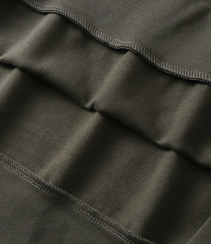 Oversized Funnel Neck Long Sleeve Top - view 5