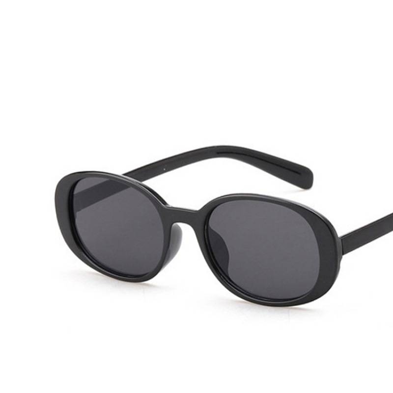 Vintage Oval Narrow Frame Sunglasses - NO01