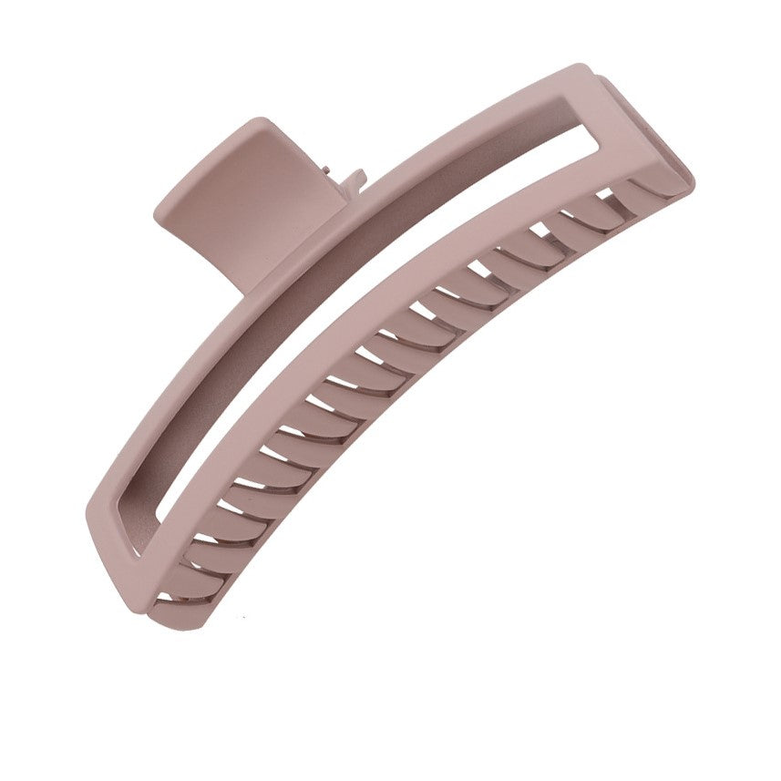 Long Curved Rectangle Hair Claw Clip - view 2