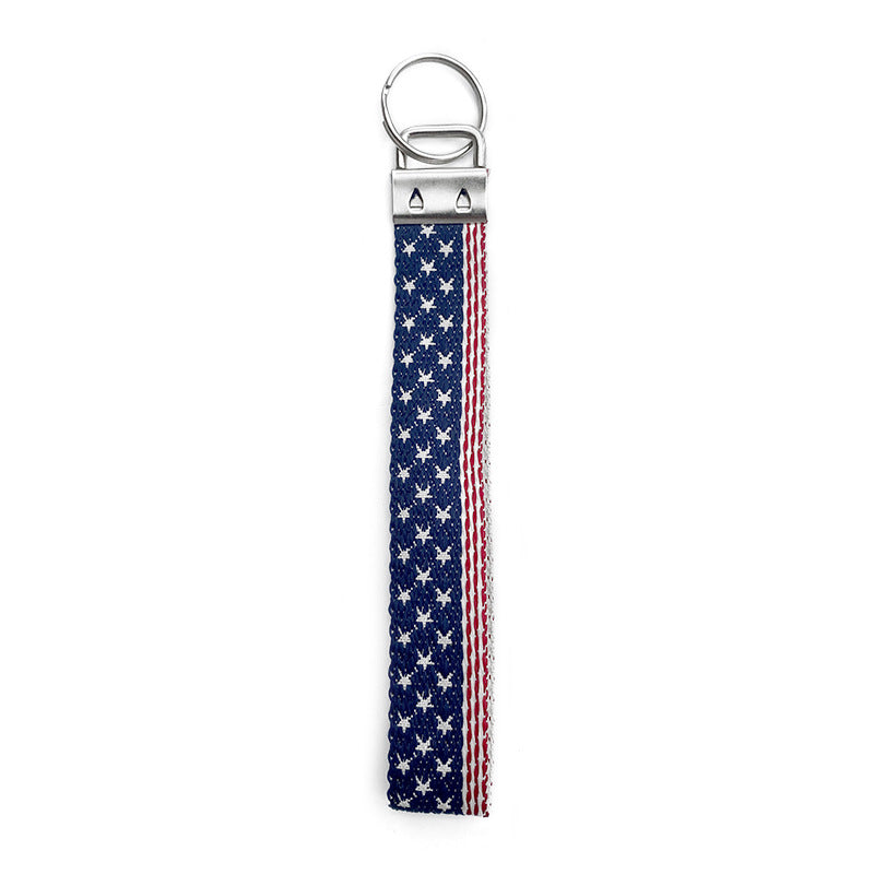 Stars And Stripes Wristlet Keychain - Flag - 1