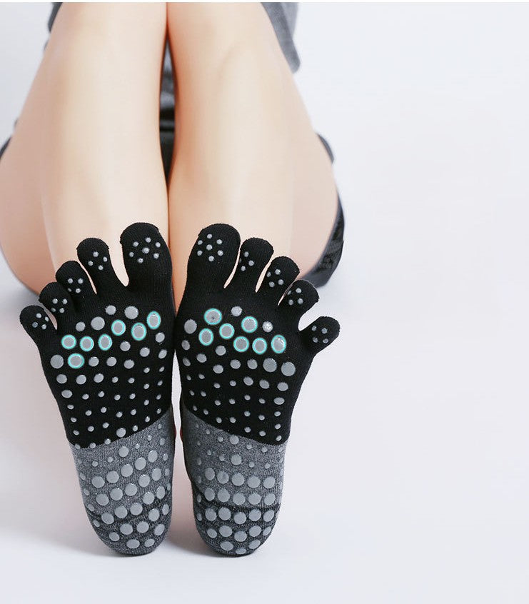 Non Slip Grip Yoga Toe Socks - view 1