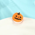 Tiny Halloween Motif Claw Hair Clips - Pumpkin