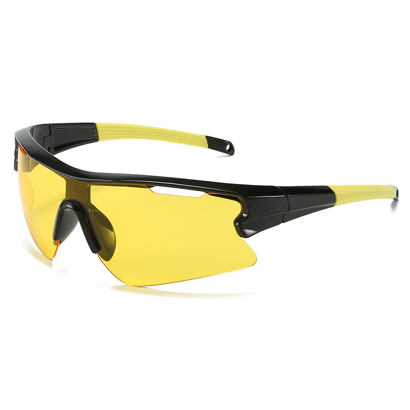 Half Rim Shield Cycling Sunglasses - C3