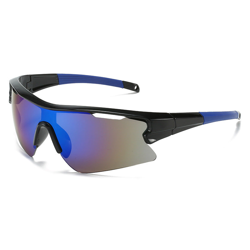 Half Rim Shield Cycling Sunglasses - C4