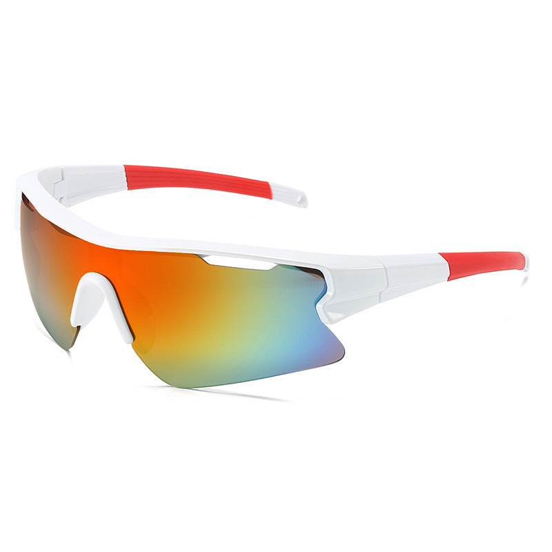 Half Rim Shield Cycling Sunglasses - C9