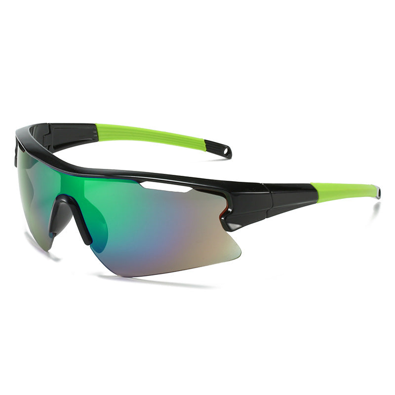 Half Rim Shield Cycling Sunglasses