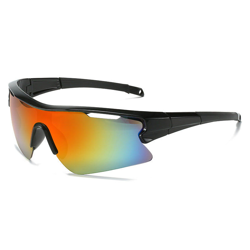 Half Rim Shield Cycling Sunglasses - view 2