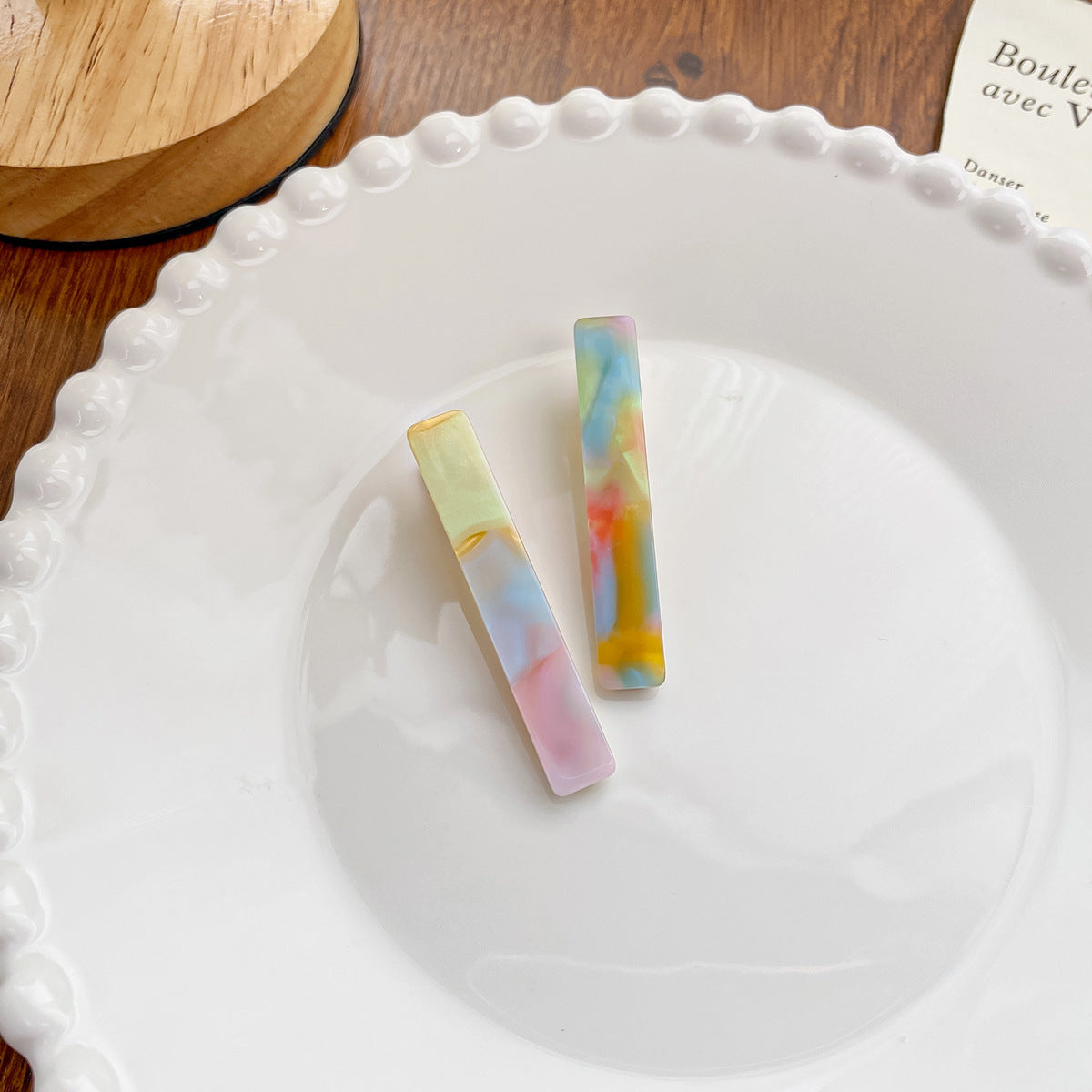 Candy Rainbow Acetate Hair Claw Clip - Style_04