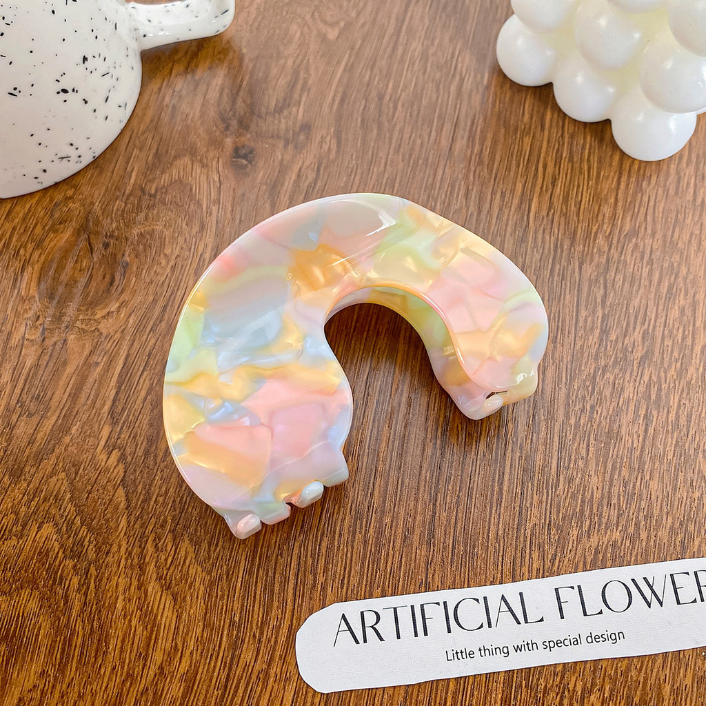 Candy Rainbow Acetate Hair Claw Clip - Style_08