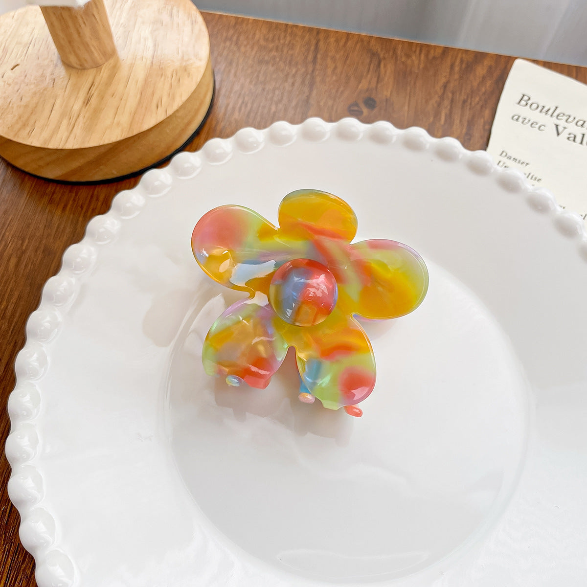 Candy Rainbow Acetate Hair Claw Clip - Style_14