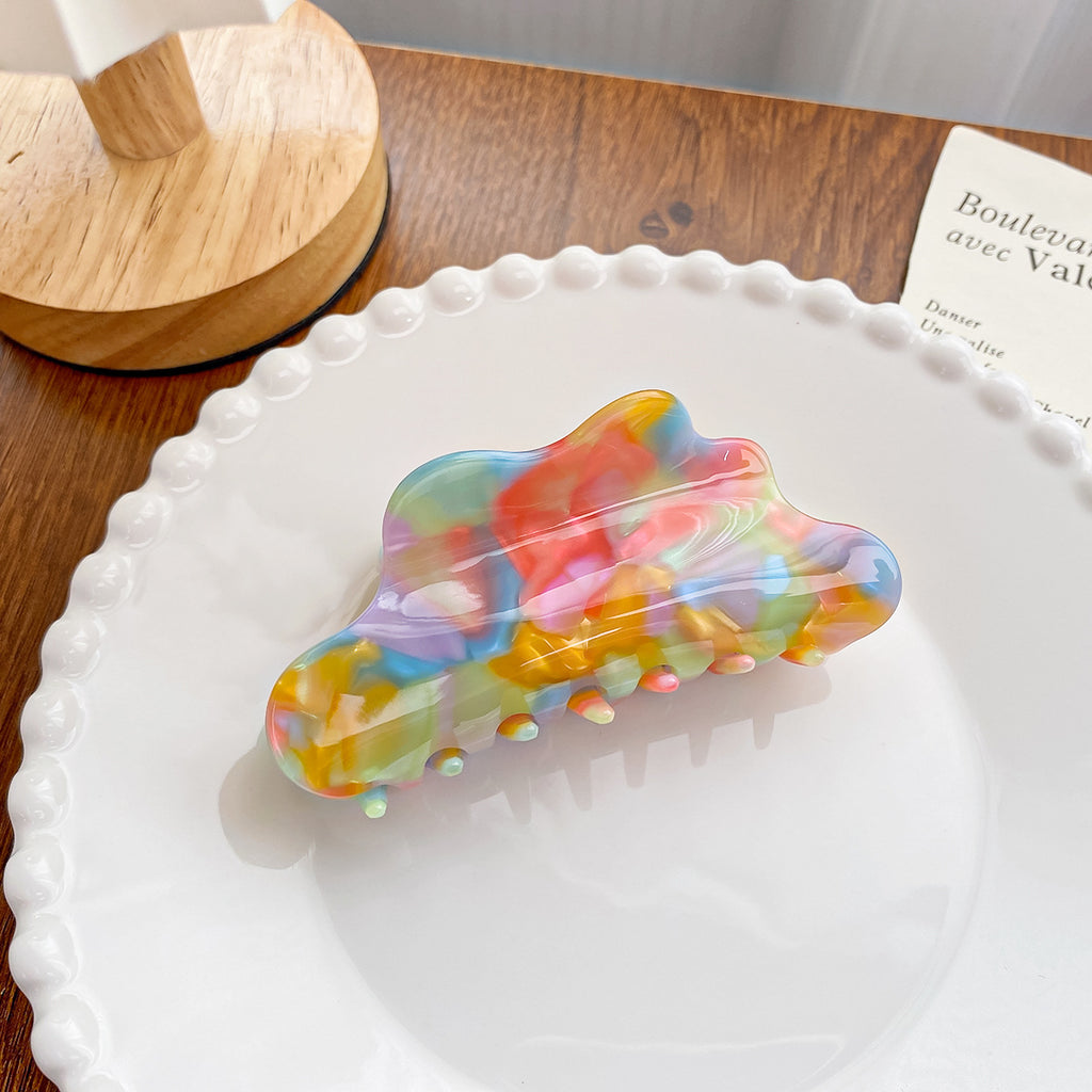 Candy Rainbow Acetate Hair Claw Clip - Style_15
