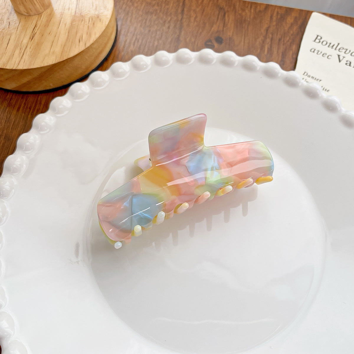 Candy Rainbow Acetate Hair Claw Clip - Style_22