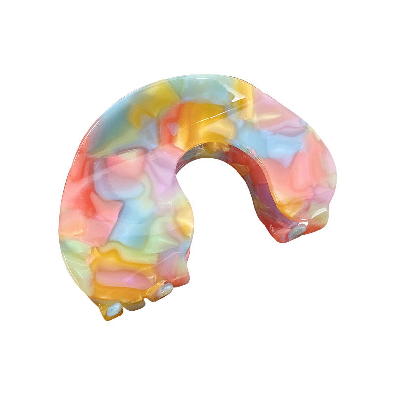 Candy Rainbow Acetate Hair Claw Clip