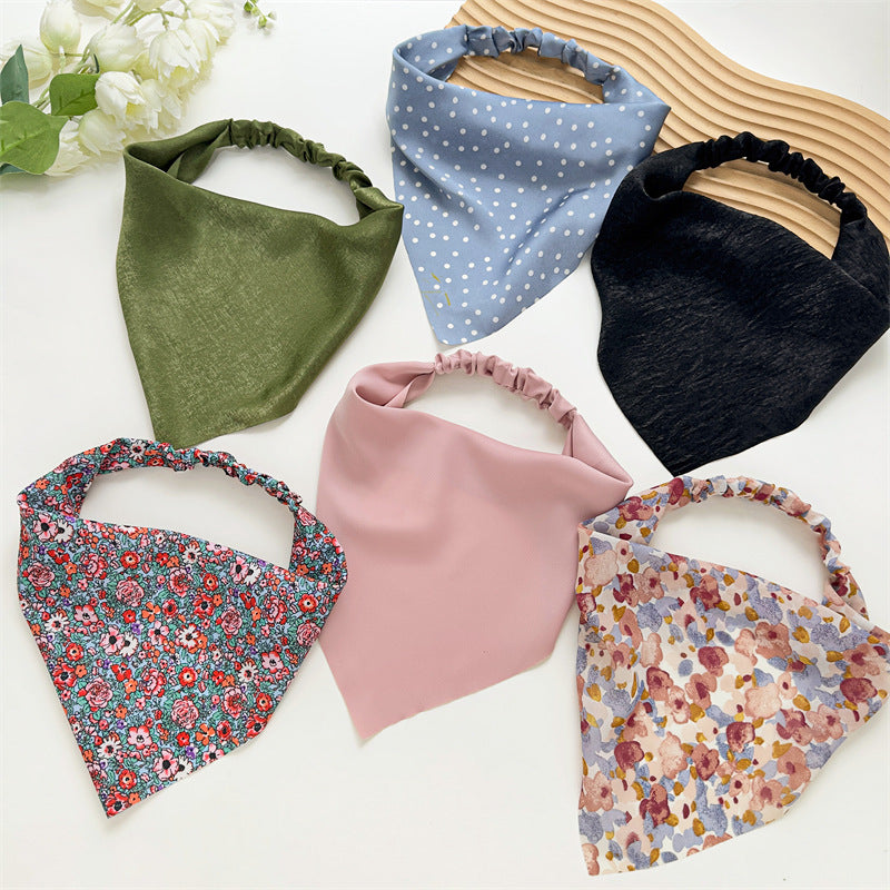 Reversible Triangle Hair Scarf Band