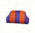 Soft Knit Pleated Cloud Clutch Bag - OPurple
