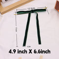 Velvet Twist Tie Bows for Christmas Tree and Gifts - Green