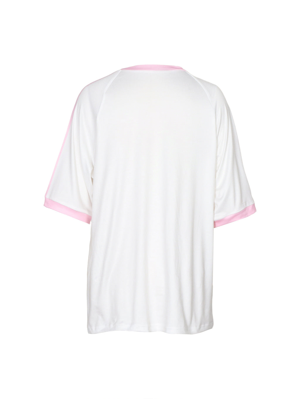 Matcha Graphic Oversized Ringer Tee - White - 3