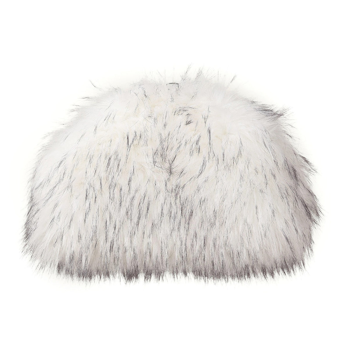 Oversized Faux Fur Frame Clutch