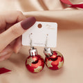 Christmas Ornament Ball Drop Earrings - Color_04