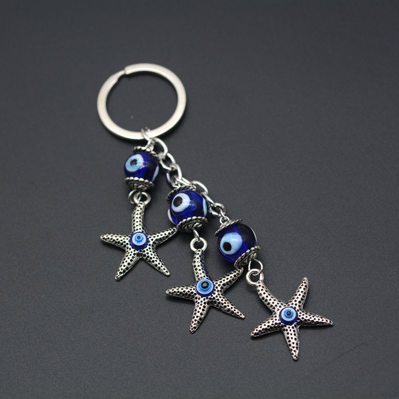 Evil Eye Hamsa Charm Keychain - Color_04