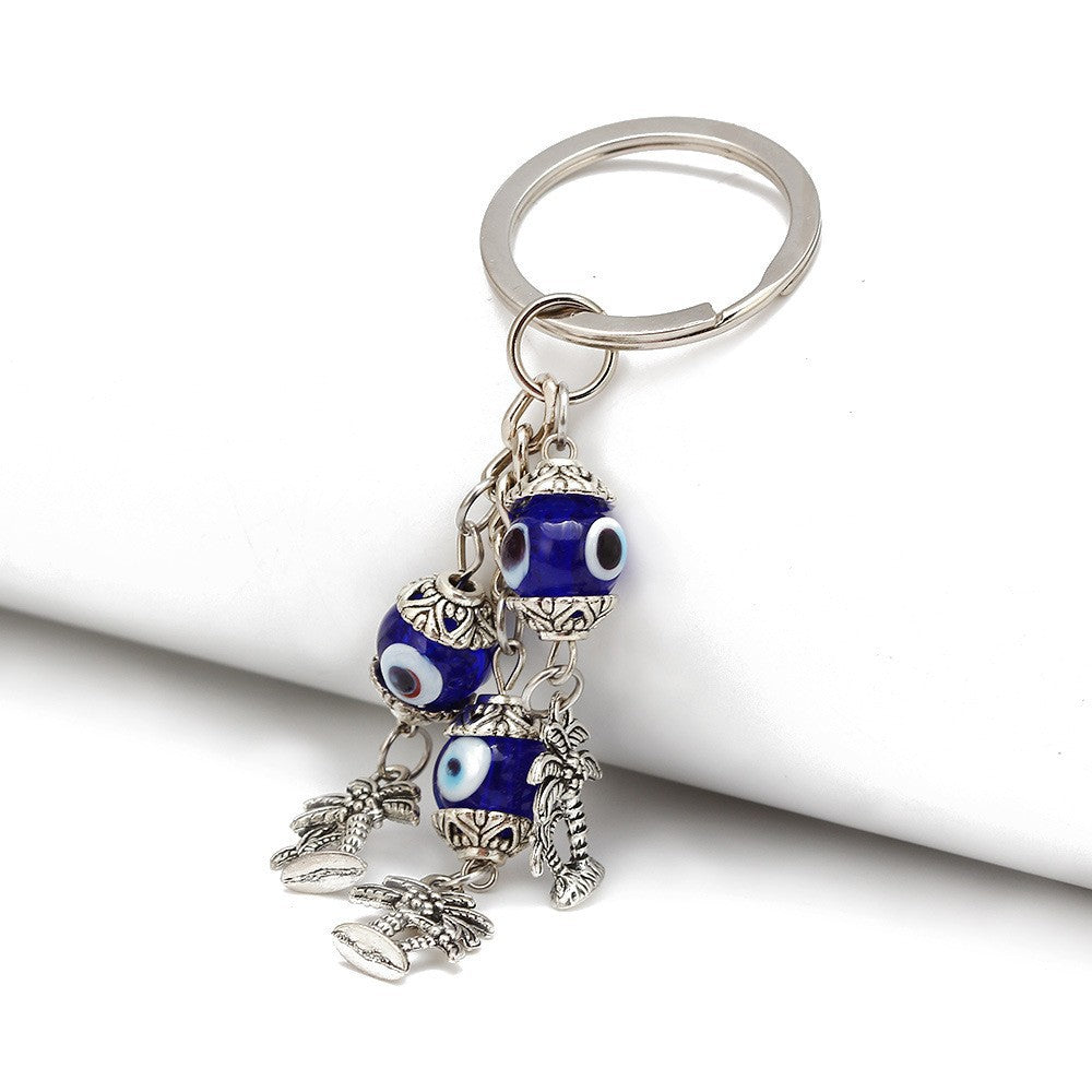 Evil Eye Hamsa Charm Keychain - Color_06