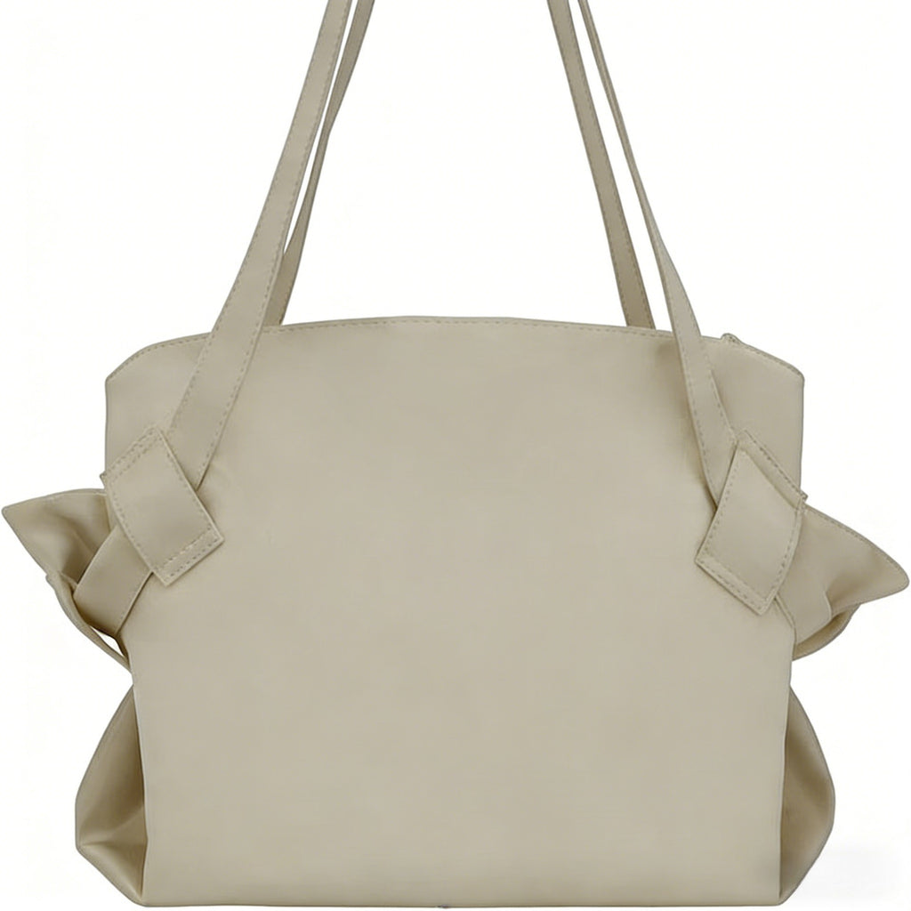 Slouchy Knot Detail Shoulder Tote Bag