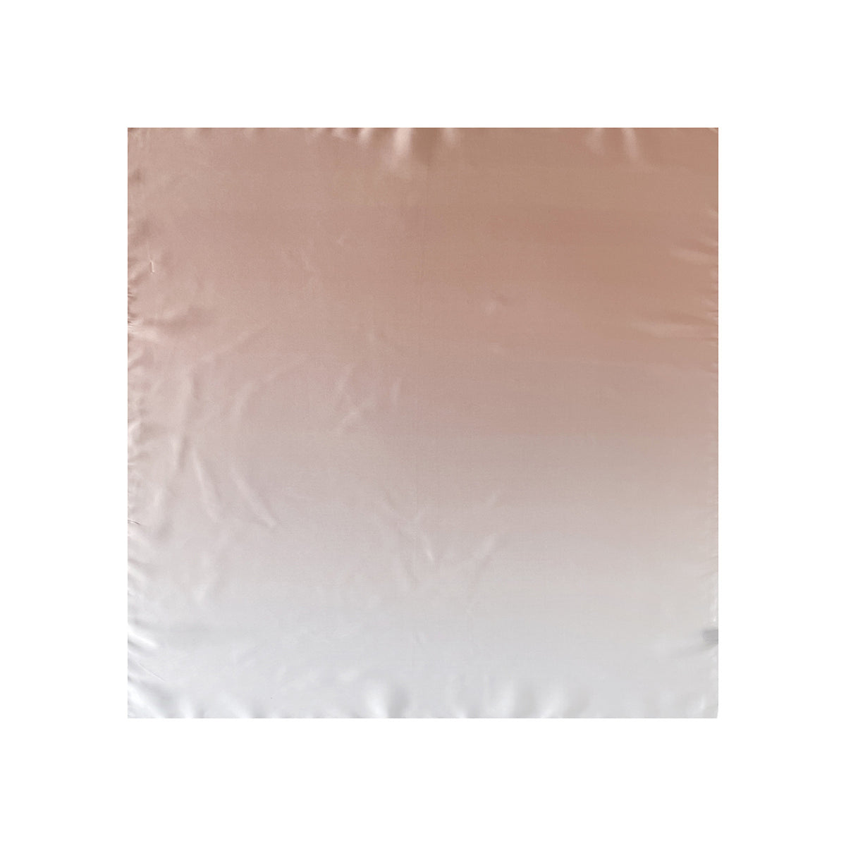 Ombre Satin Square Scarf Bandana - Khaki