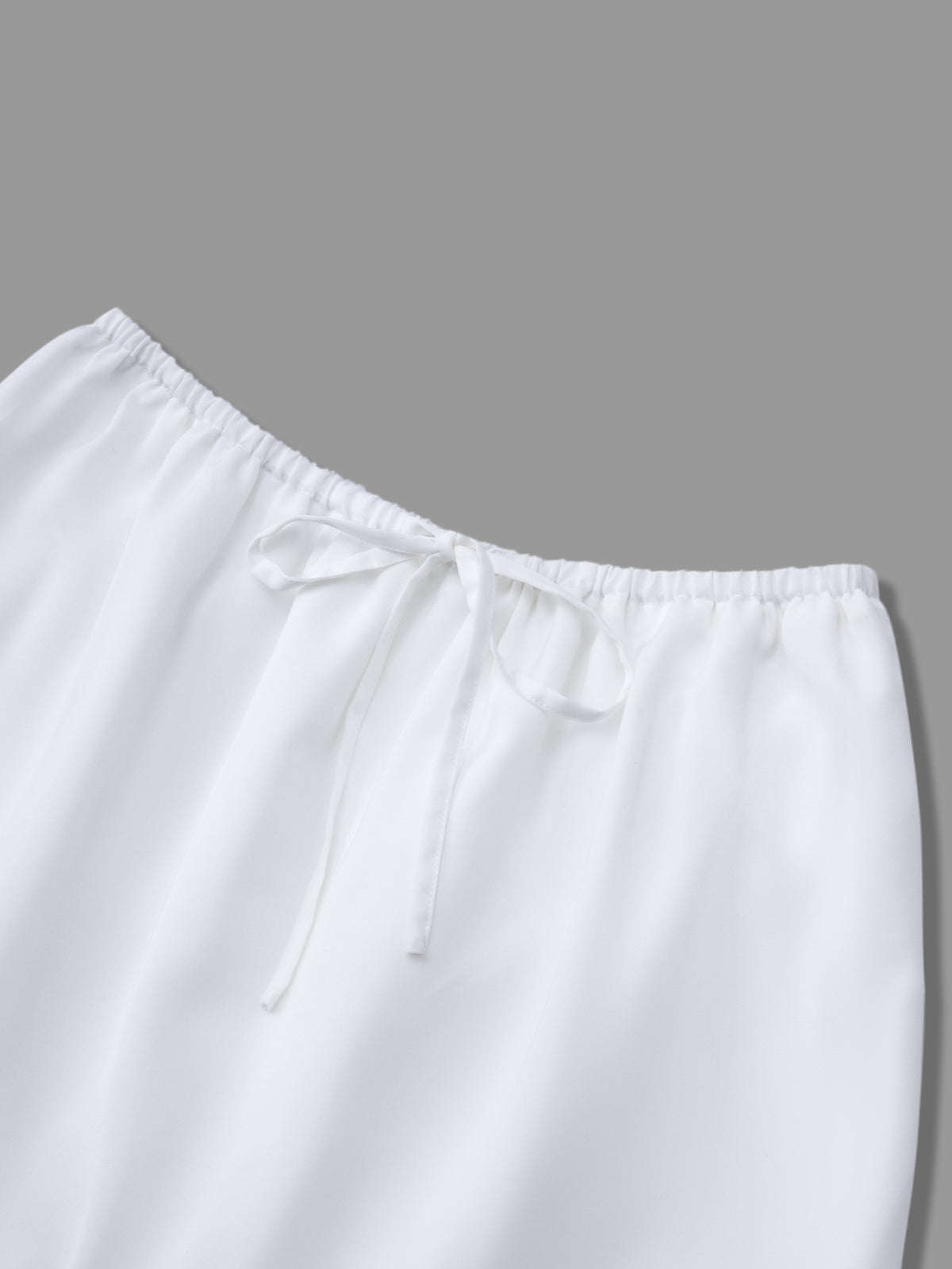 Ditsy Floral Tiered Boho Maxi Skirt - White - 1