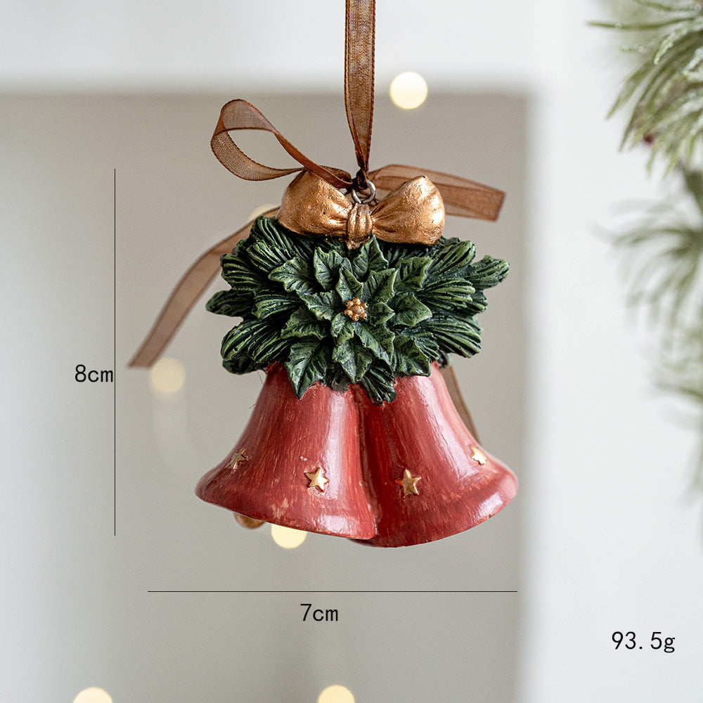 Vintage Style Resin Christmas Hanging Ornament - NO-12