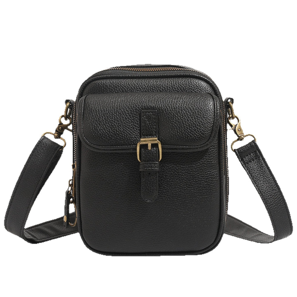 Vertical Buckle Pocket Crossbody Phone Bag
