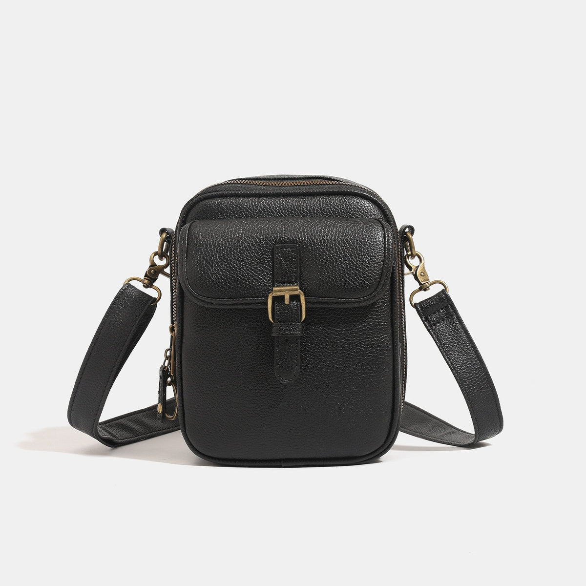 Vertical Buckle Pocket Crossbody Phone Bag