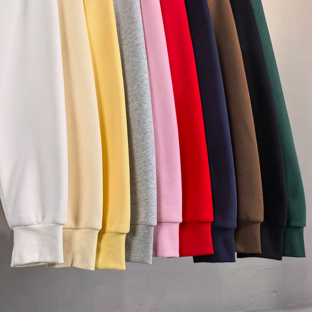 Brushed Fleece Mock Neck Drop Shoulder Sweatshirt - view 24