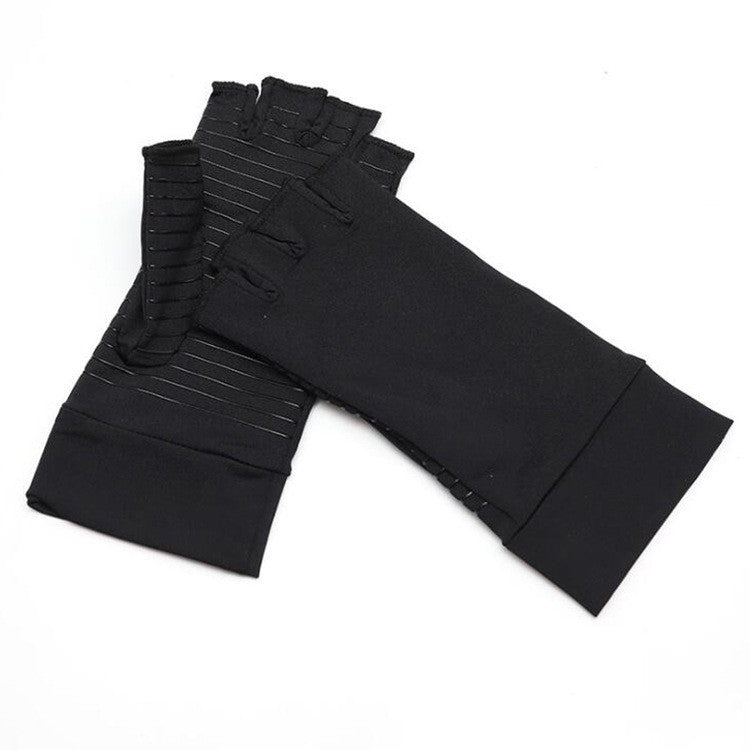 Copper Fiber Non Slip Sports Gloves - Style_01
