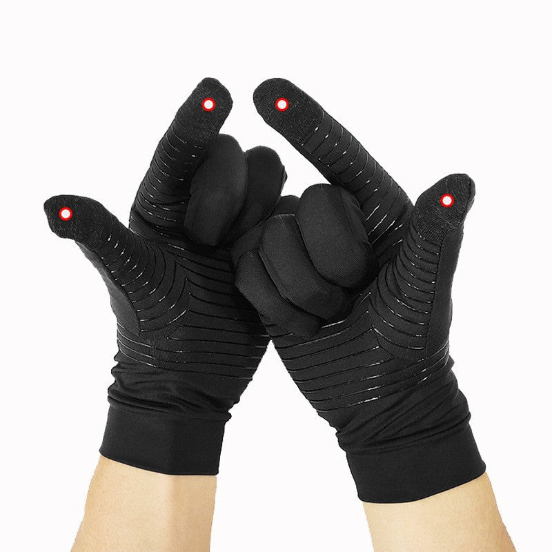 Copper Fiber Non Slip Sports Gloves - Style_03