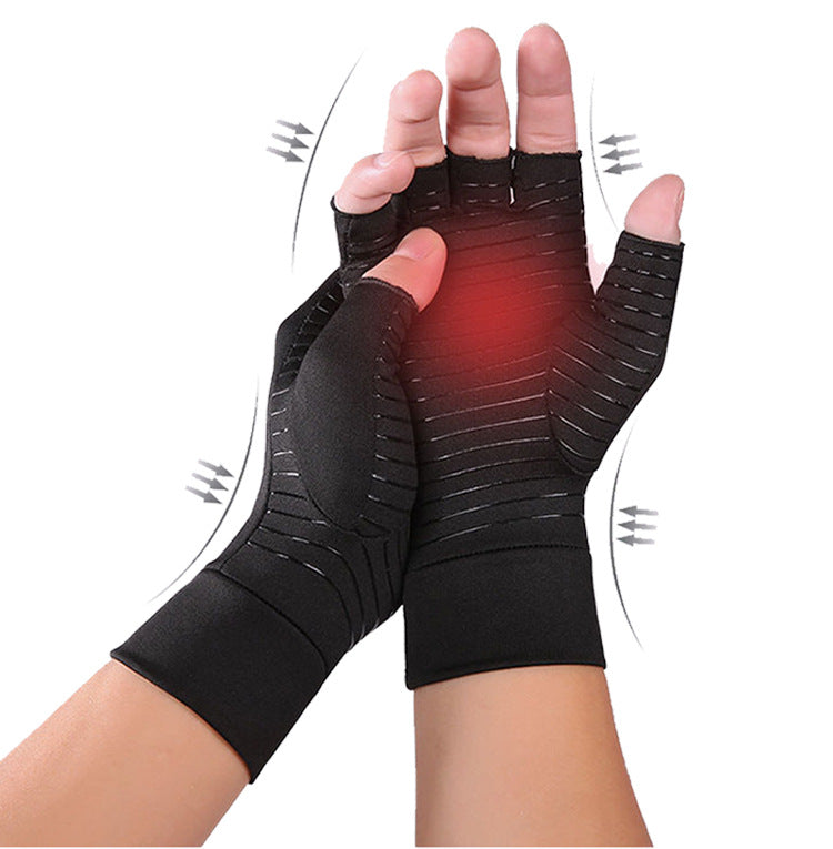 Copper Fiber Non Slip Sports Gloves