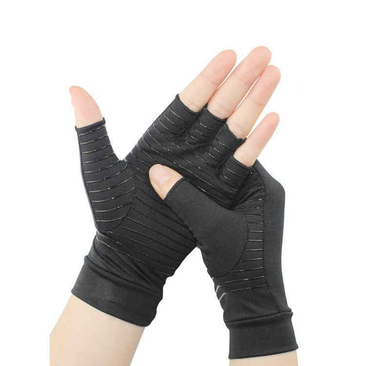 Copper Fiber Non Slip Sports Gloves - view 1