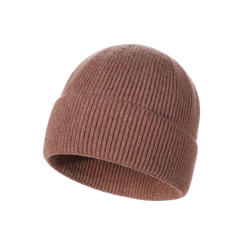 Everyday Fine Rib Fold Cuff Beanie - Coffee