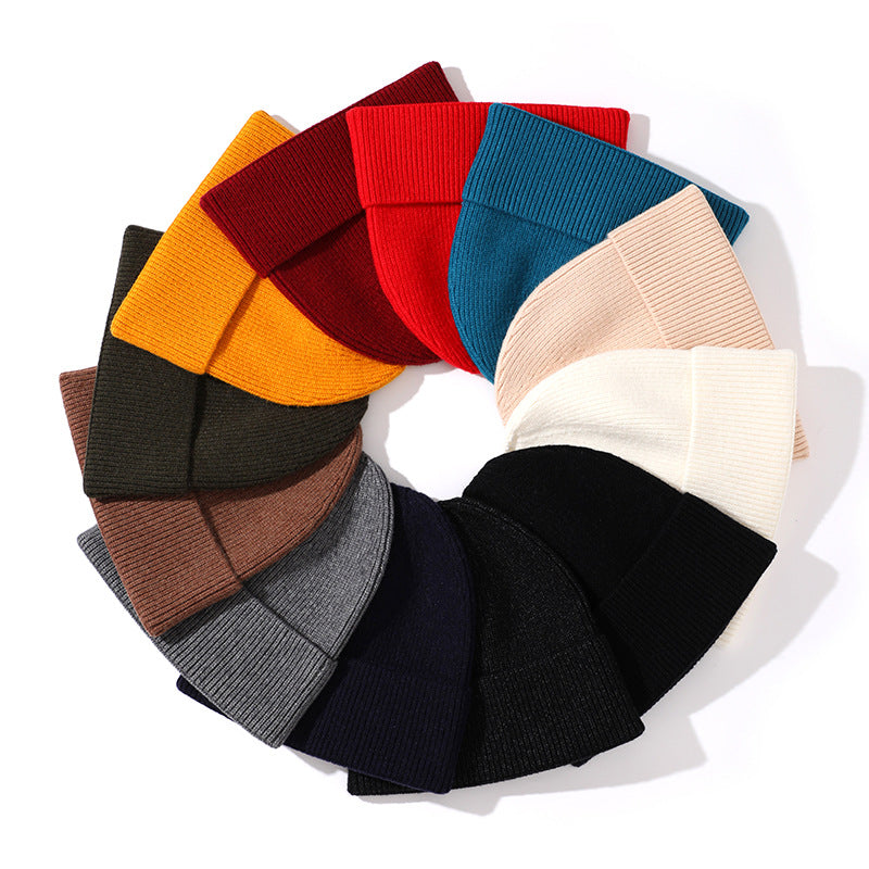 Everyday Fine Rib Fold Cuff Beanie - view 1