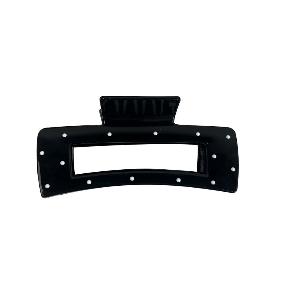 Polka Dot Bow And Arch Claw Clip - view 4