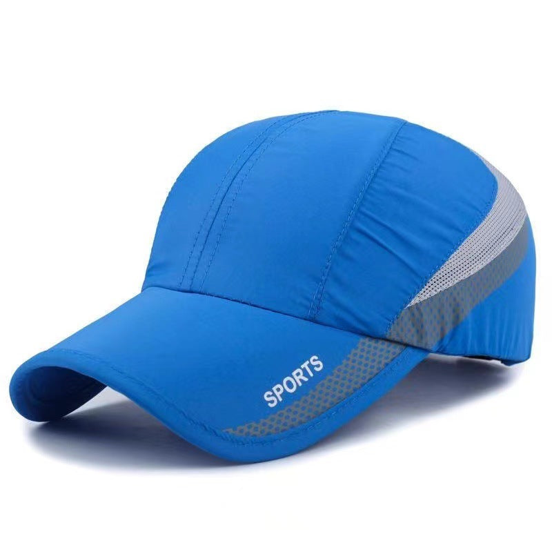 Lightweight Quick Dry Mesh Baseball Cap - Blue