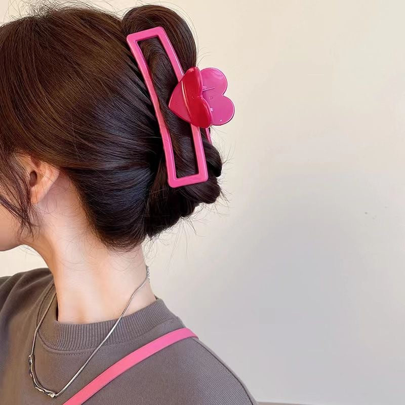 Dopamine Heart Statement Claw Clip - NO01