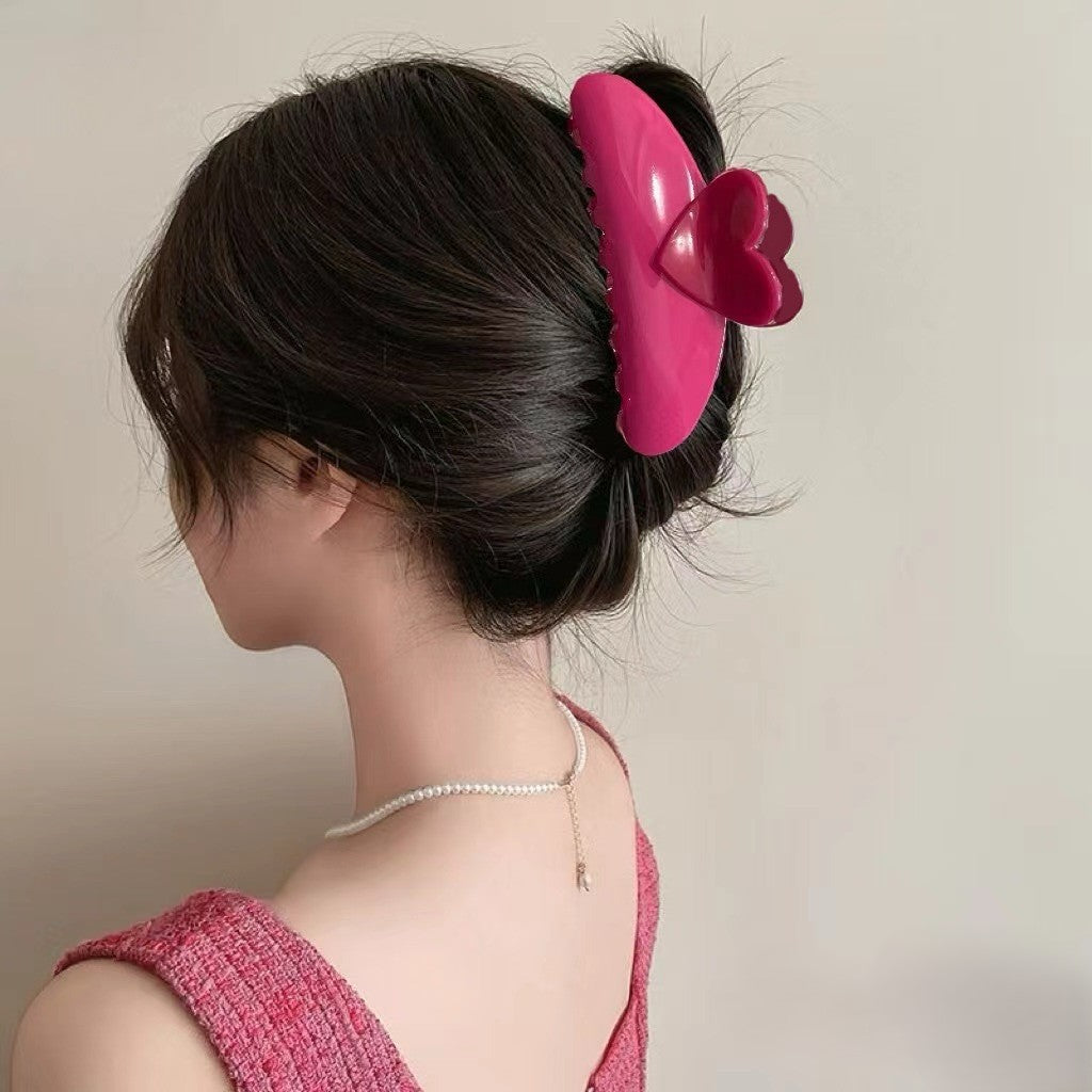 Dopamine Heart Statement Claw Clip - NO04