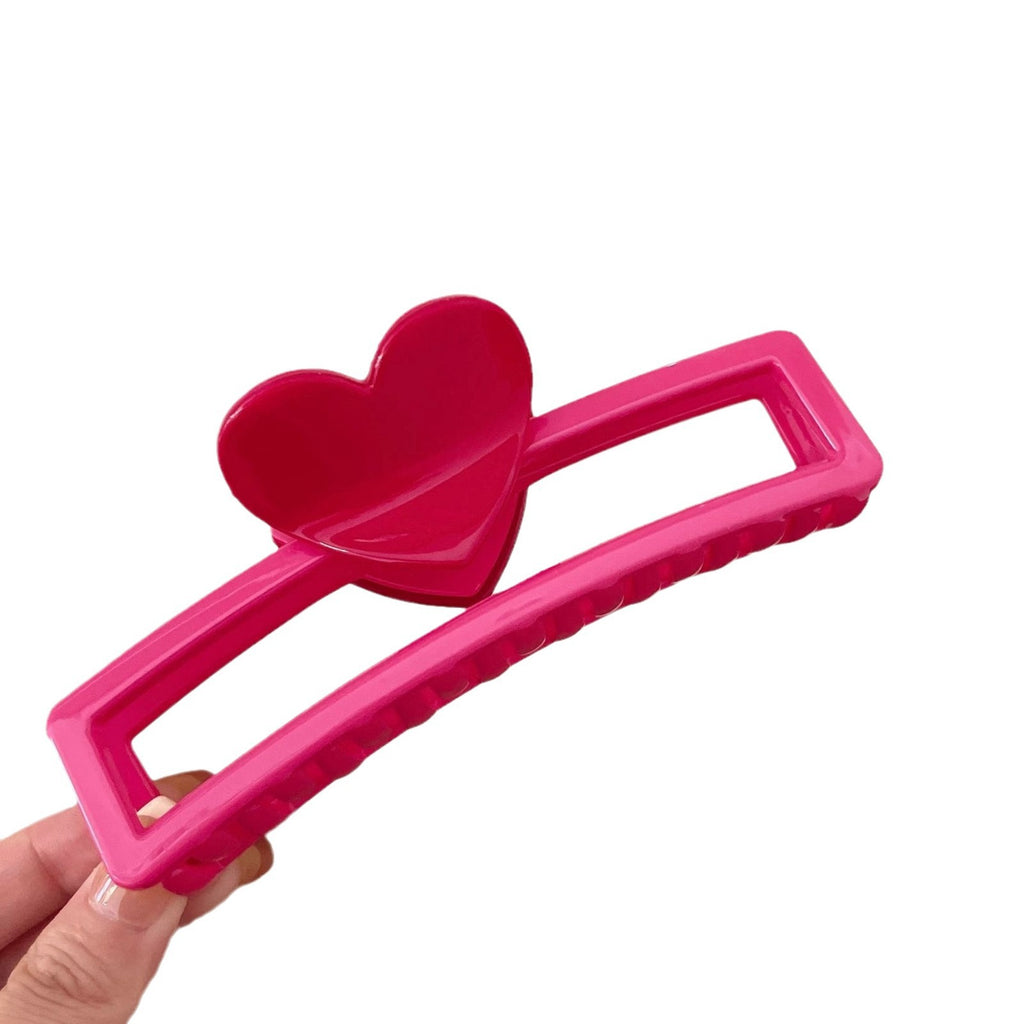 Dopamine Heart Statement Claw Clip