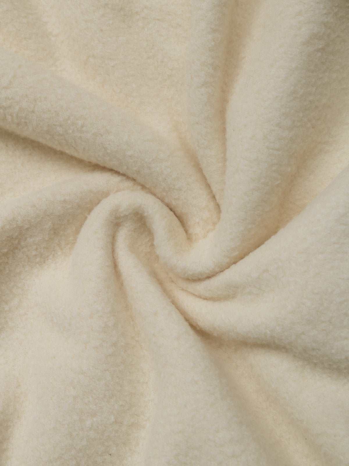 Plush Fleece Zip Front Bomber Jacket